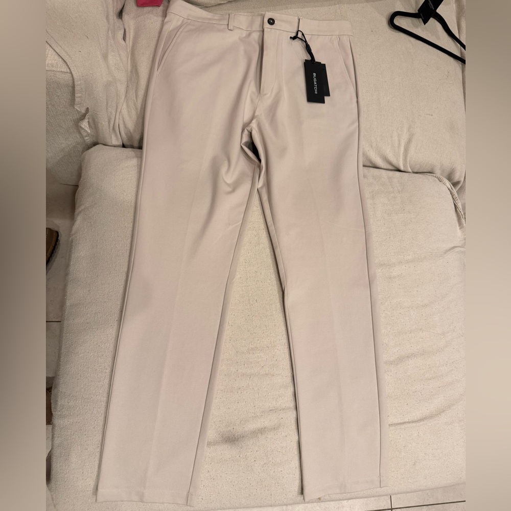 Bugatchi Light Beige Dress Pants
